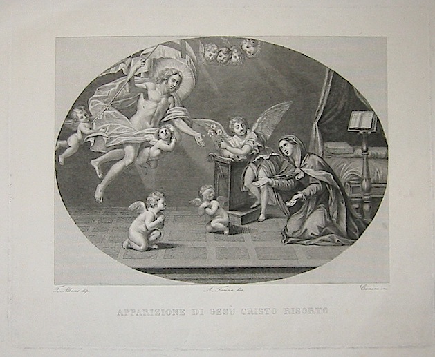 Camera Apparizione di Gesù Cristo risorto 1850 ca. Roma 
